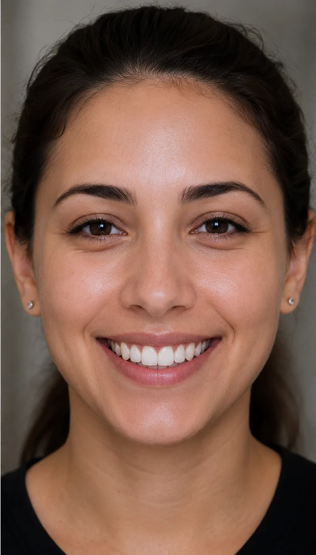Gummy smile treatment before and after with Dr. Ali - After